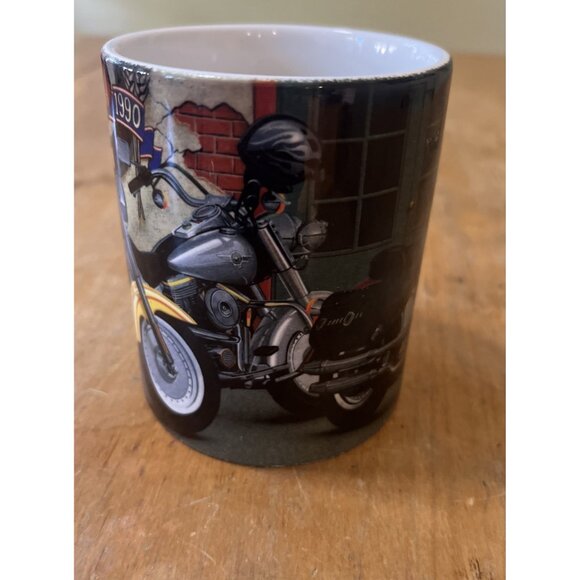 Harley Davidson Coffee Mug Cup Scott Jacobs Artwork RARE Find! - Picture 3 of 7
